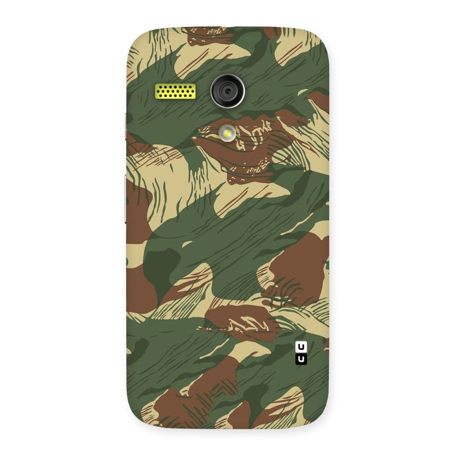 Army Design Back Case for Moto G