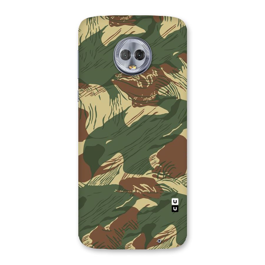 Army Design Back Case for Moto G6 Plus
