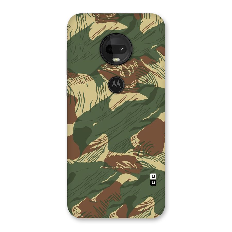 Army Design Back Case for Moto G7