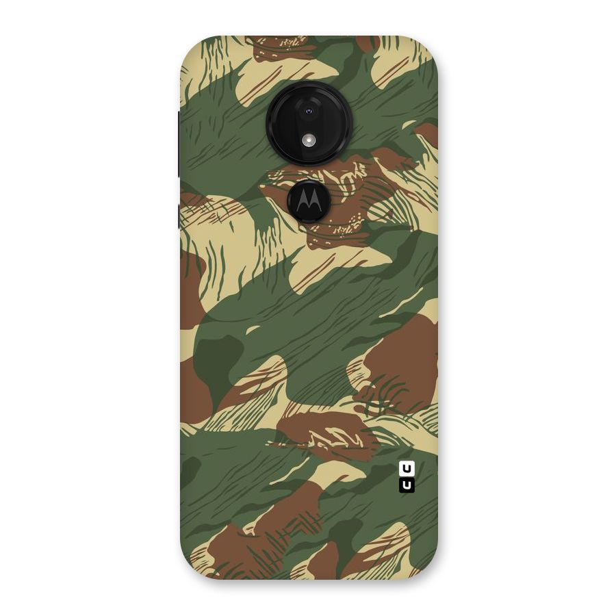 Army Design Back Case for Moto G7 Power