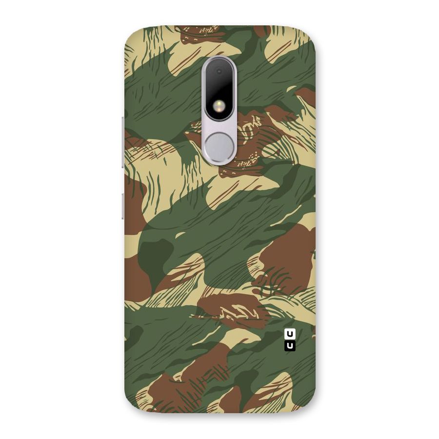 Army Design Back Case for Moto M