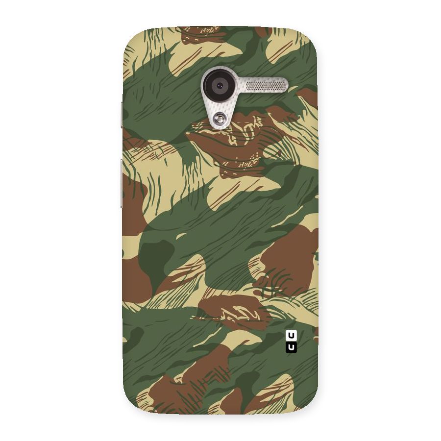 Army Design Back Case for Moto X