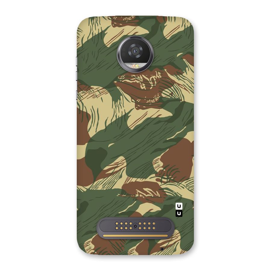 Army Design Back Case for Moto Z2 Play