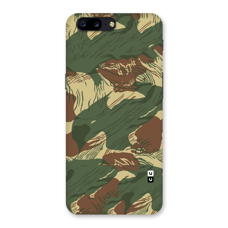 Army Design Back Case for OnePlus 5