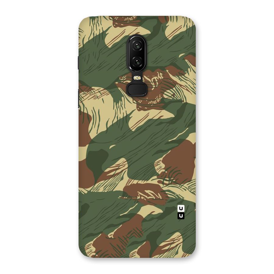 Army Design Back Case for OnePlus 6