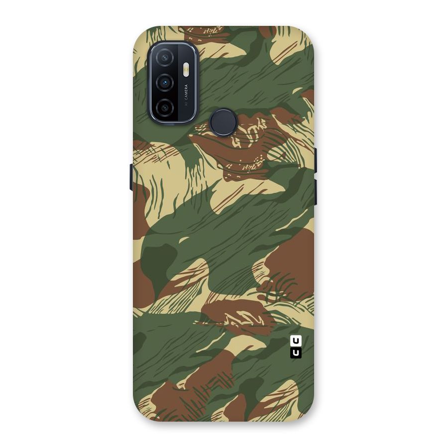 Army Design Back Case for Oppo A32