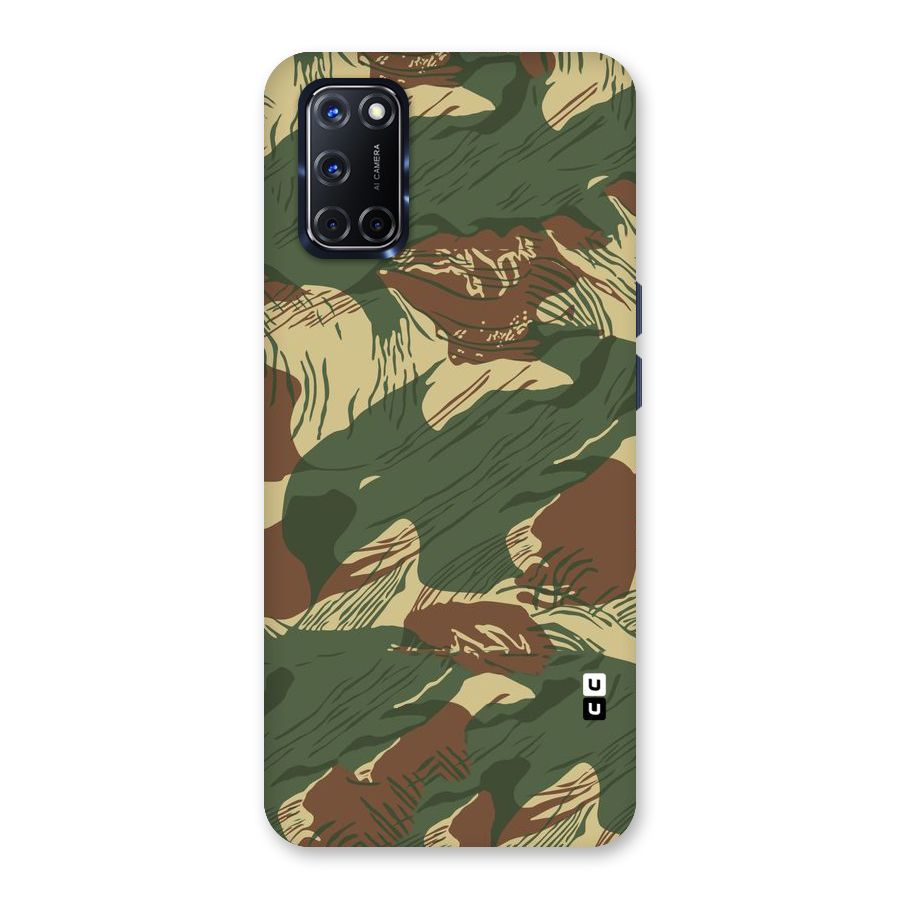 Army Design Back Case for Oppo A52