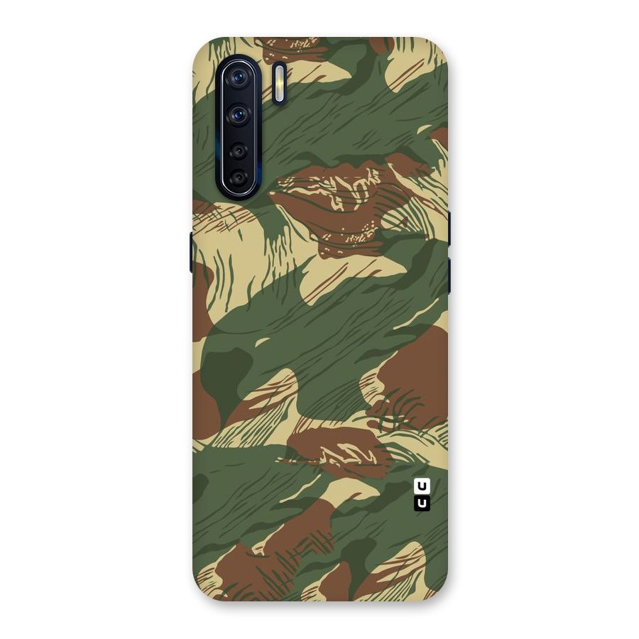 Army Design Back Case for Oppo F15