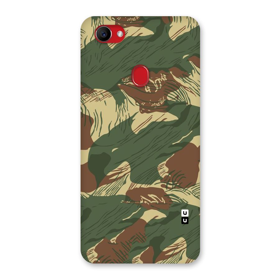 Army Design Back Case for Oppo F7