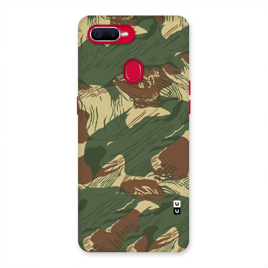 Army Design Back Case for Oppo F9 Pro