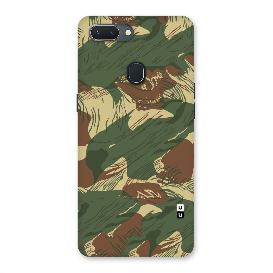 Army Design Back Case for Oppo Realme 2