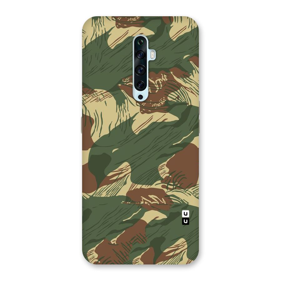 Army Design Back Case for Oppo Reno2 F