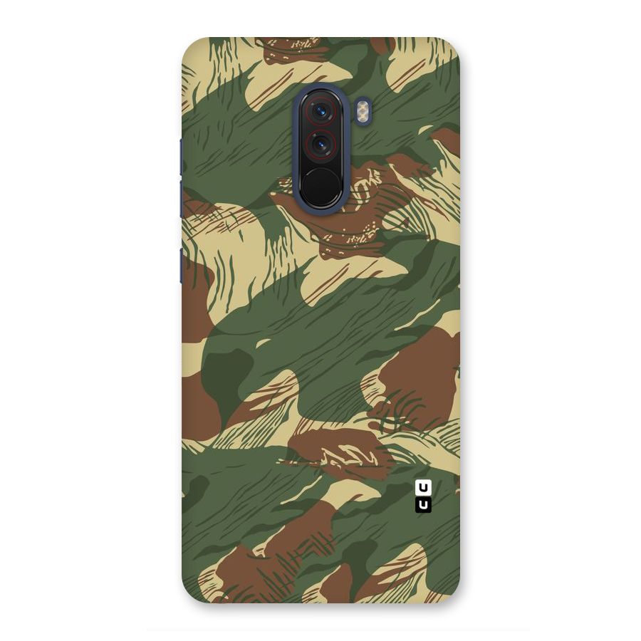 Army Design Back Case for Poco F1