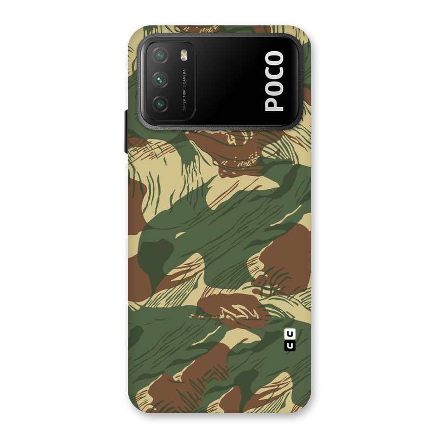 Army Design Back Case for Poco M3