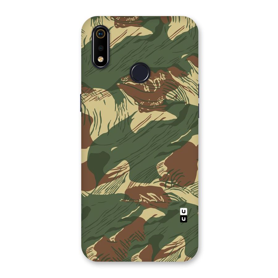 Army Design Back Case for Realme 3i