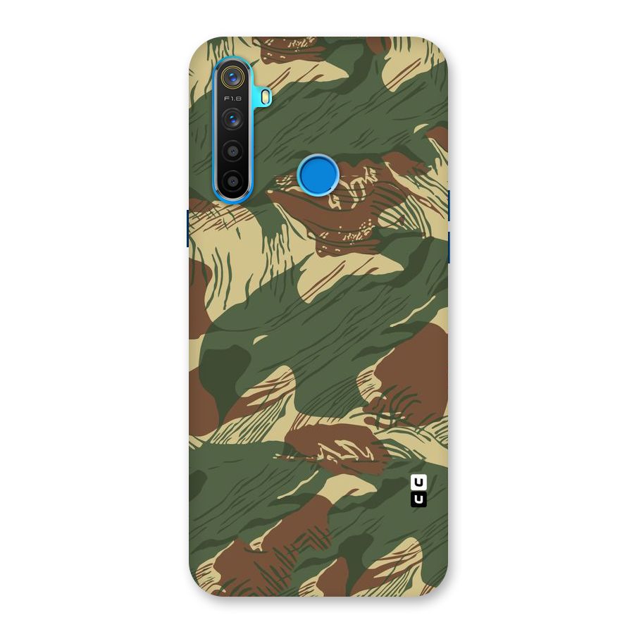 Army Design Back Case for Realme 5