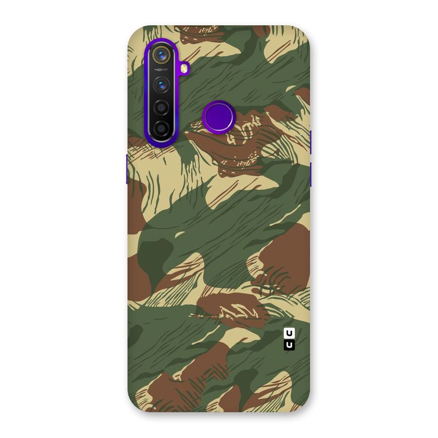 Army Design Back Case for Realme 5 Pro