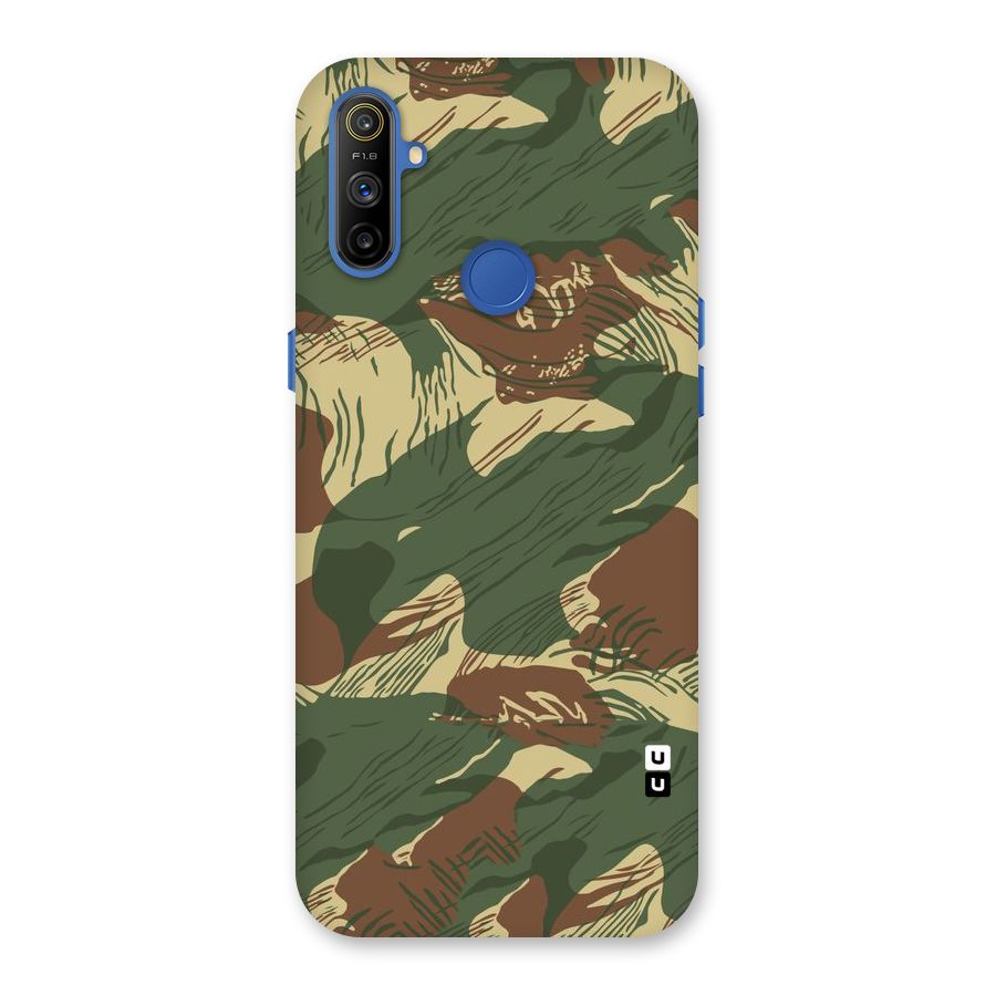 Army Design Back Case for Realme Narzo 10A