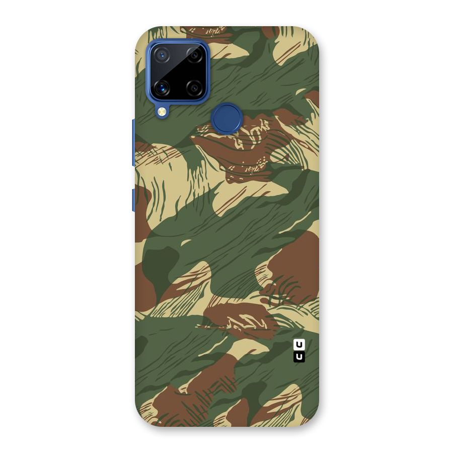 Army Design Back Case for Realme Narzo 30A