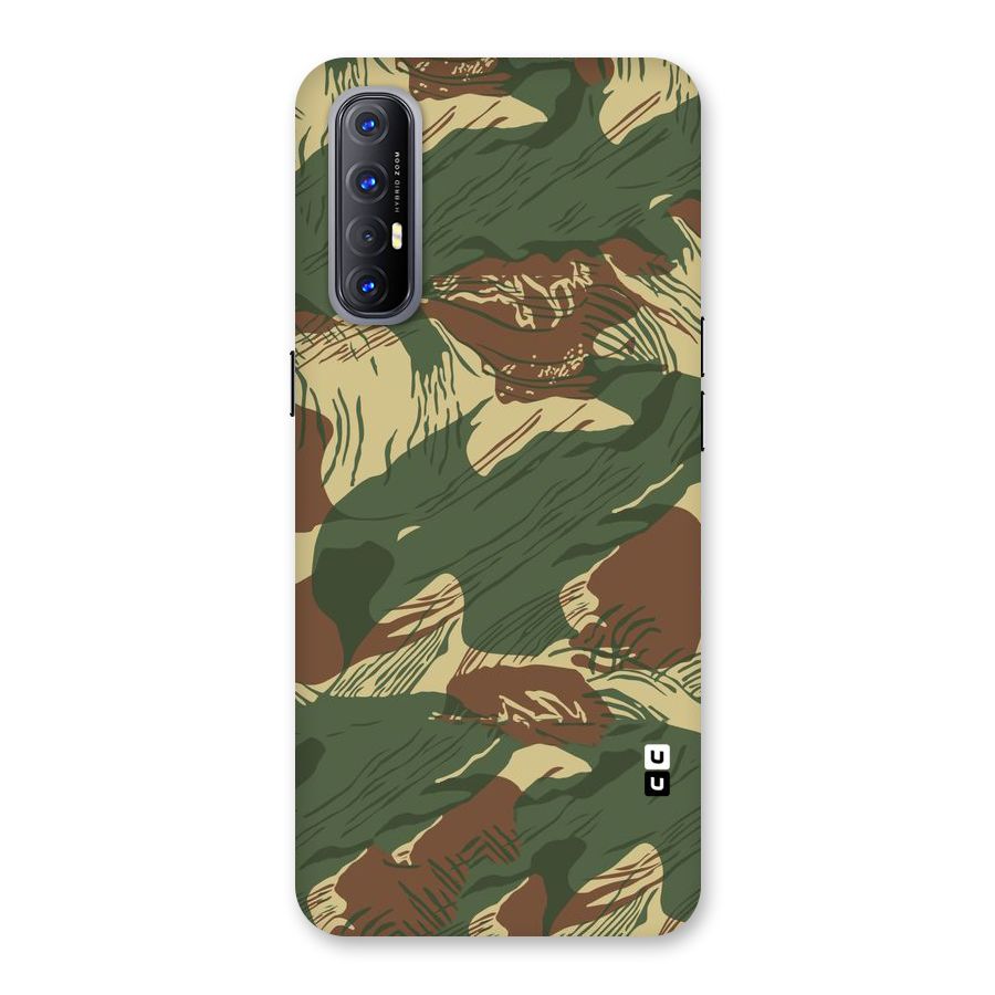 Army Design Back Case for Reno3 Pro