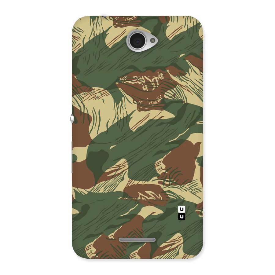 Army Design Back Case for Sony Xperia E4