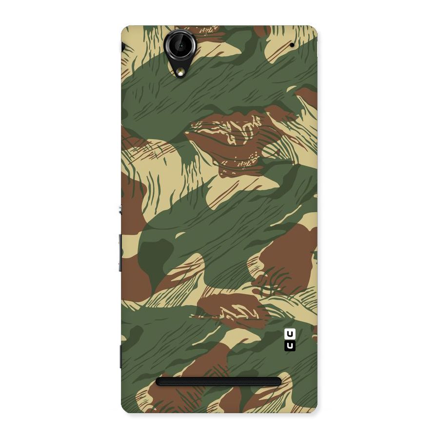 Army Design Back Case for Sony Xperia T2
