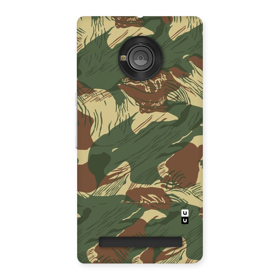 Army Design Back Case for Yu Yunique