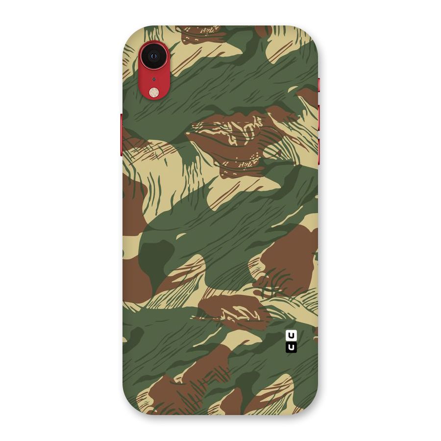 Army Design Back Case for iPhone XR
