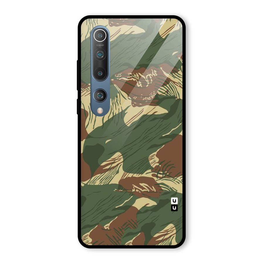 Army Design Glass Back Case for Mi 10
