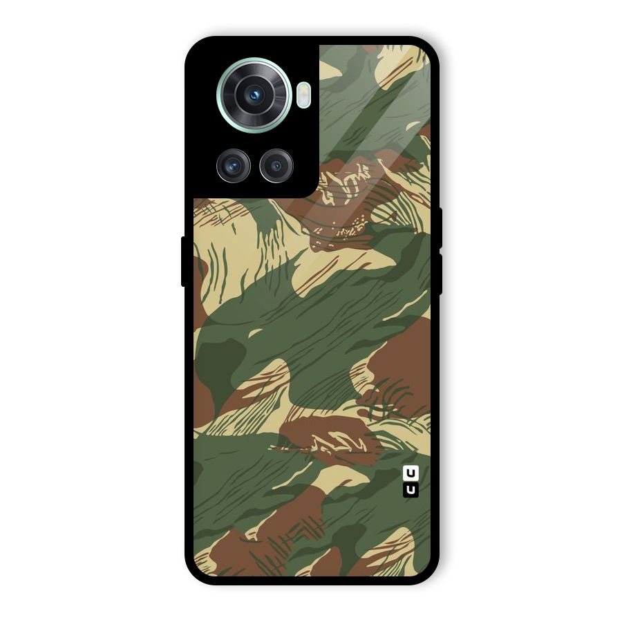 Army Design Glass Back Case for OnePlus 10R