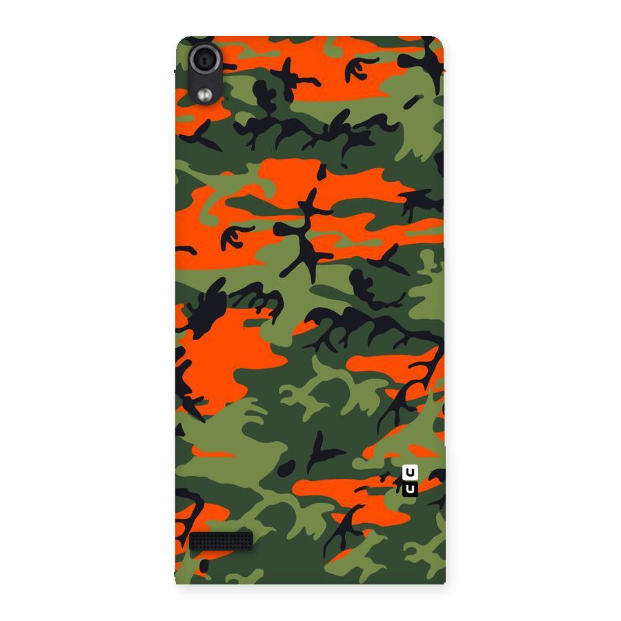 Army Pattern Back Case for Ascend P6