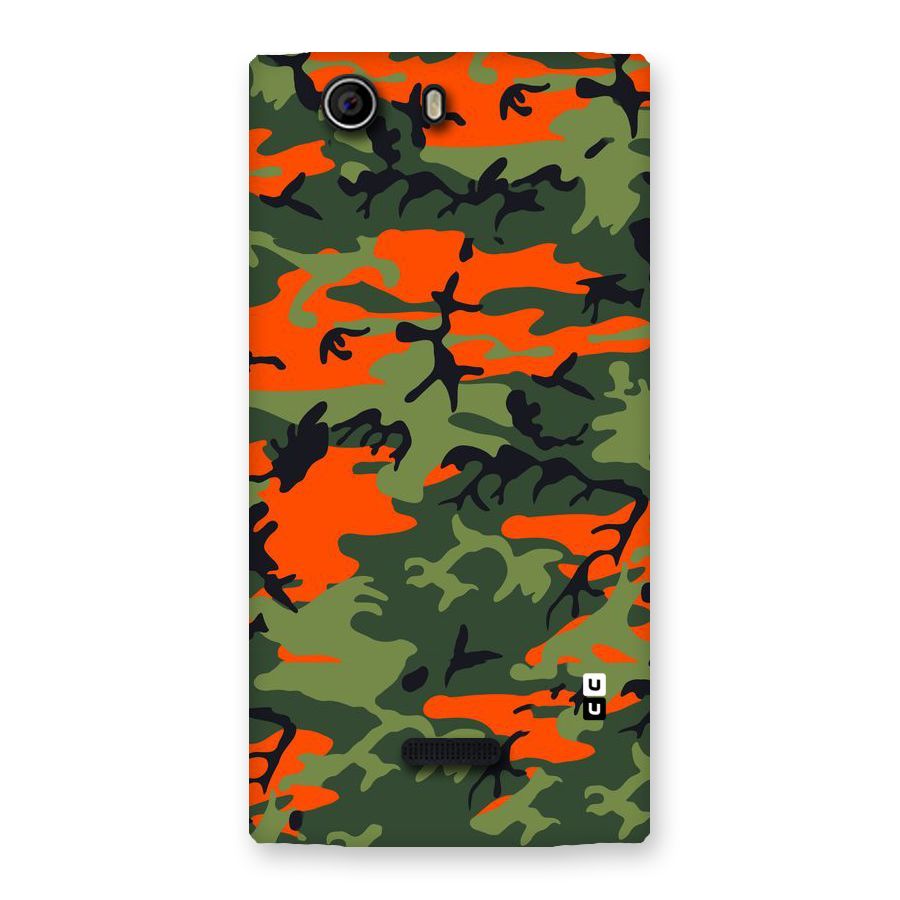 Army Pattern Back Case for Canvas Nitro 2 E311