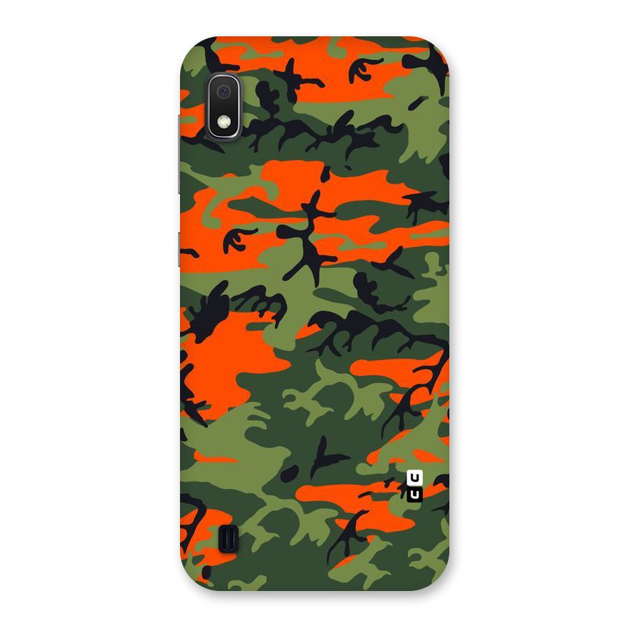 Army Pattern Back Case for Galaxy A10