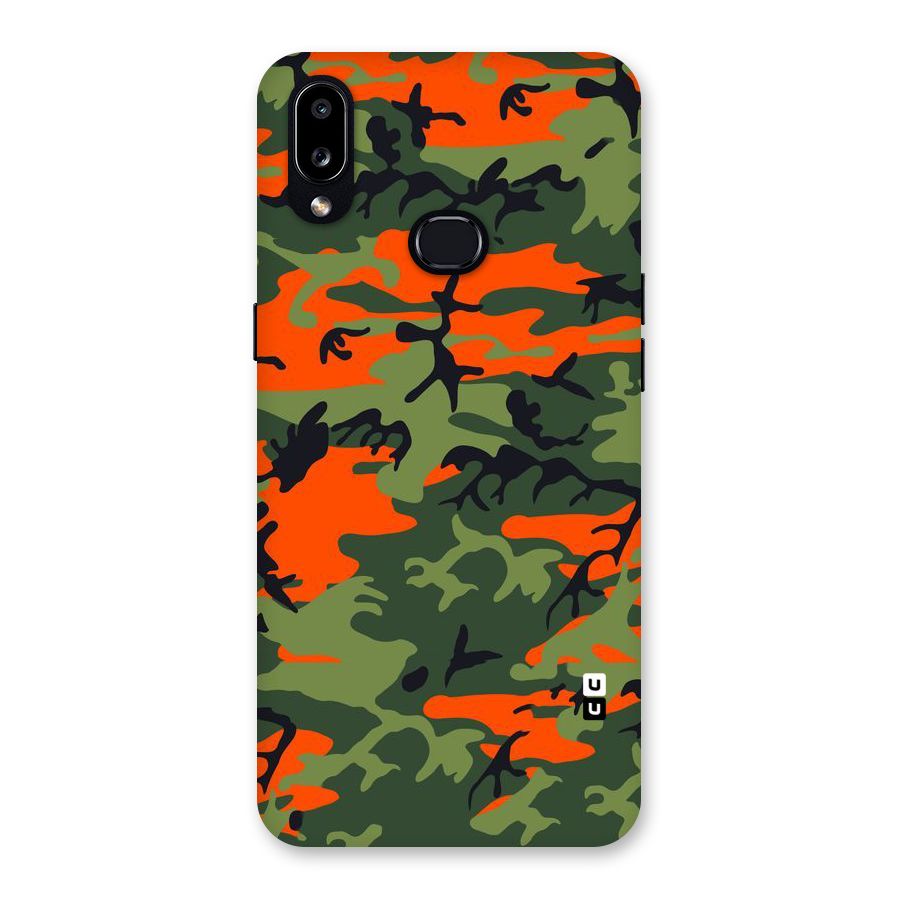 Army Pattern Back Case for Galaxy A10s
