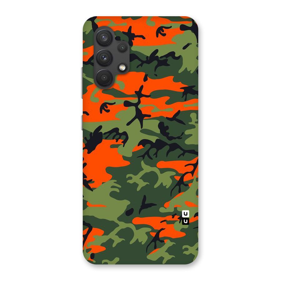 Army Pattern Back Case for Galaxy A32
