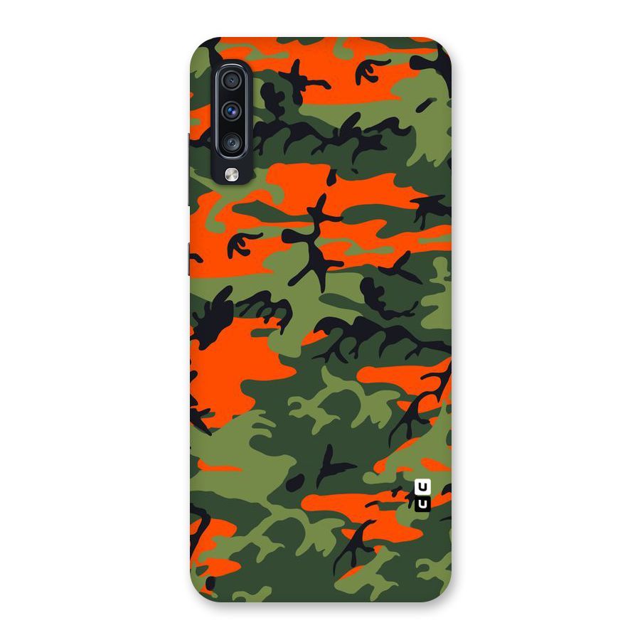 Army Pattern Back Case for Galaxy A70