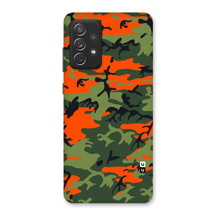 Army Pattern Back Case for Galaxy A72