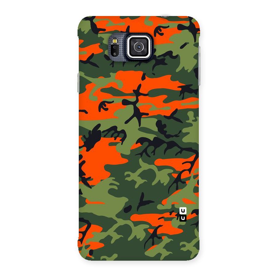 Army Pattern Back Case for Galaxy Alpha