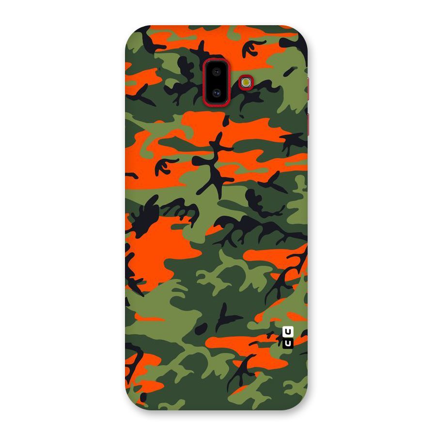 Army Pattern Back Case for Galaxy J6 Plus