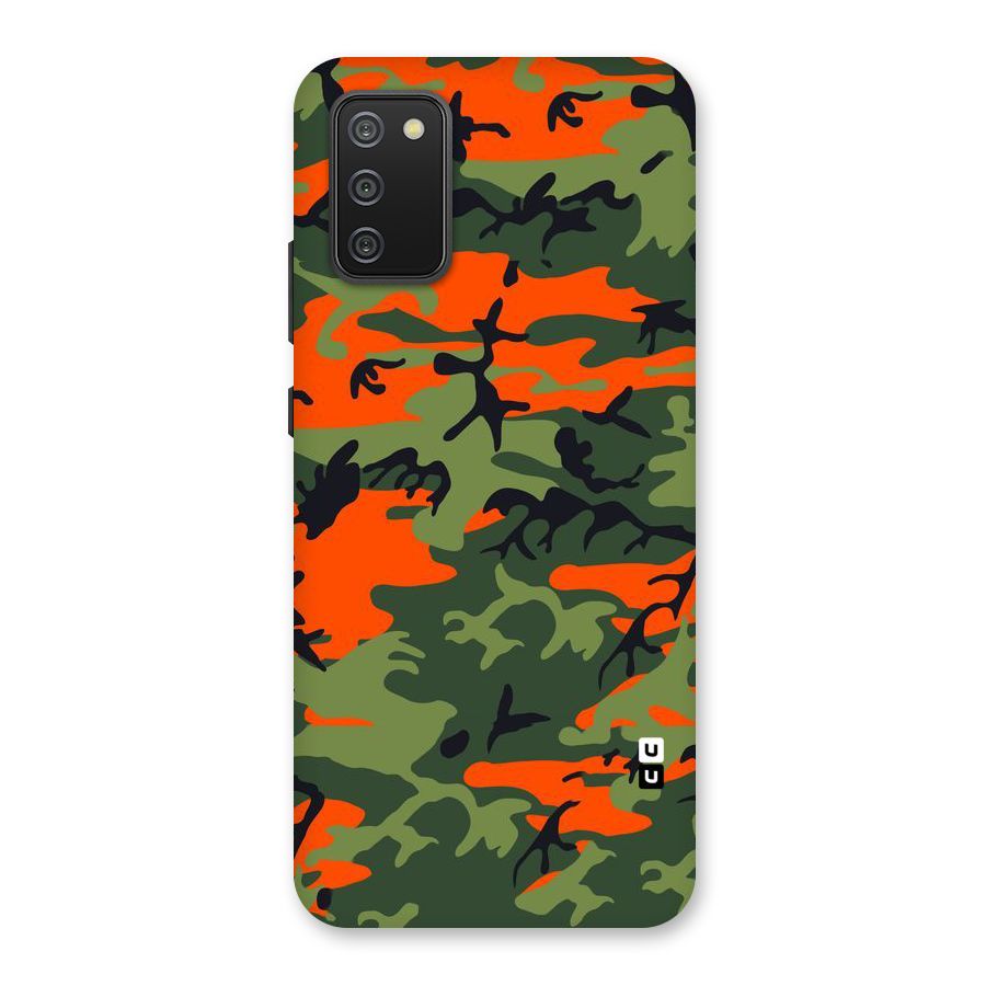 Army Pattern Back Case for Galaxy M02s