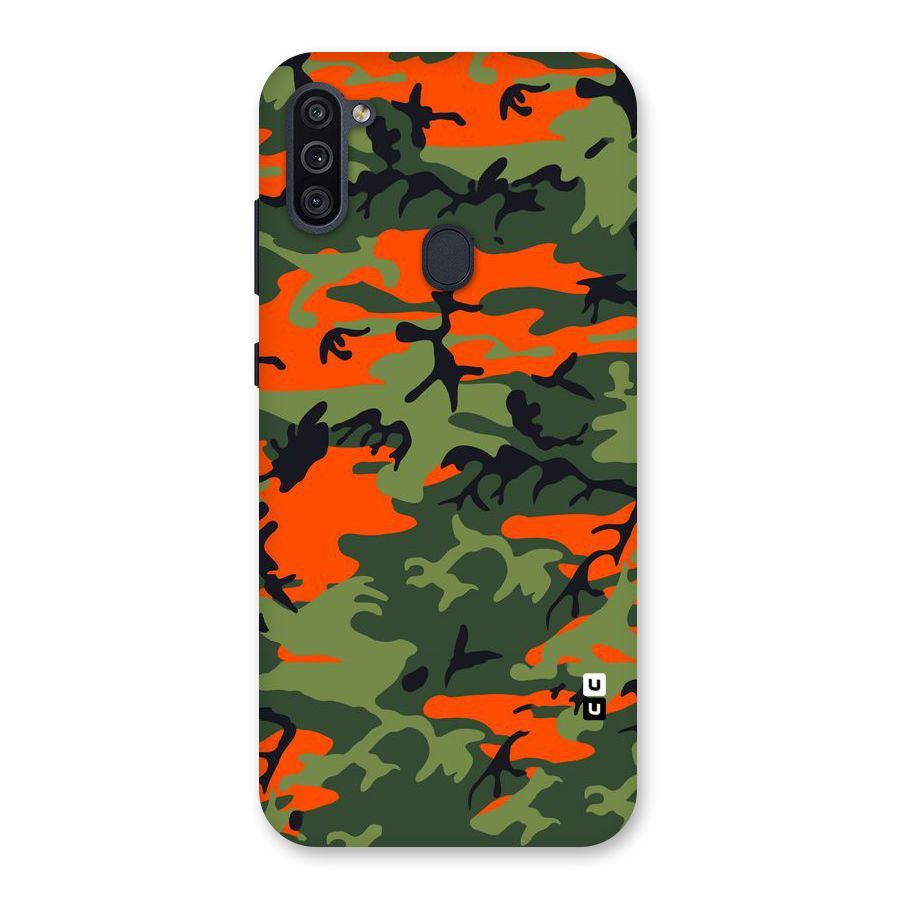 Army Pattern Back Case for Galaxy M11