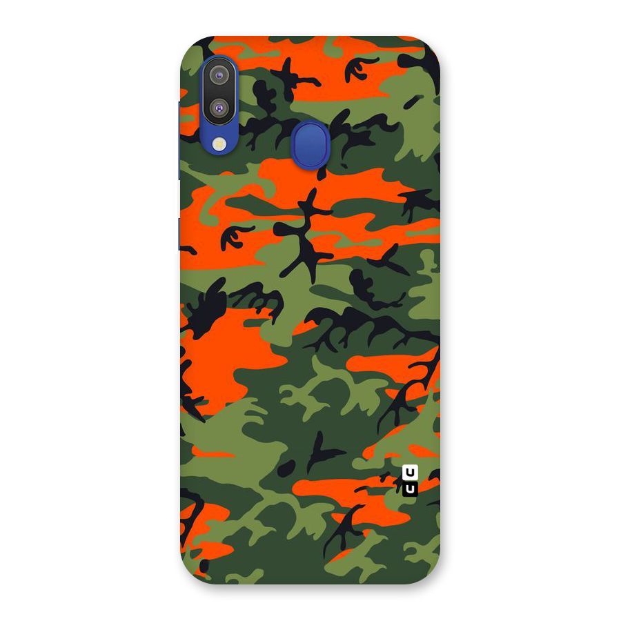 Army Pattern Back Case for Galaxy M20