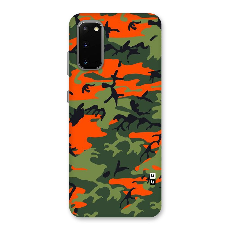 Army Pattern Back Case for Galaxy S20