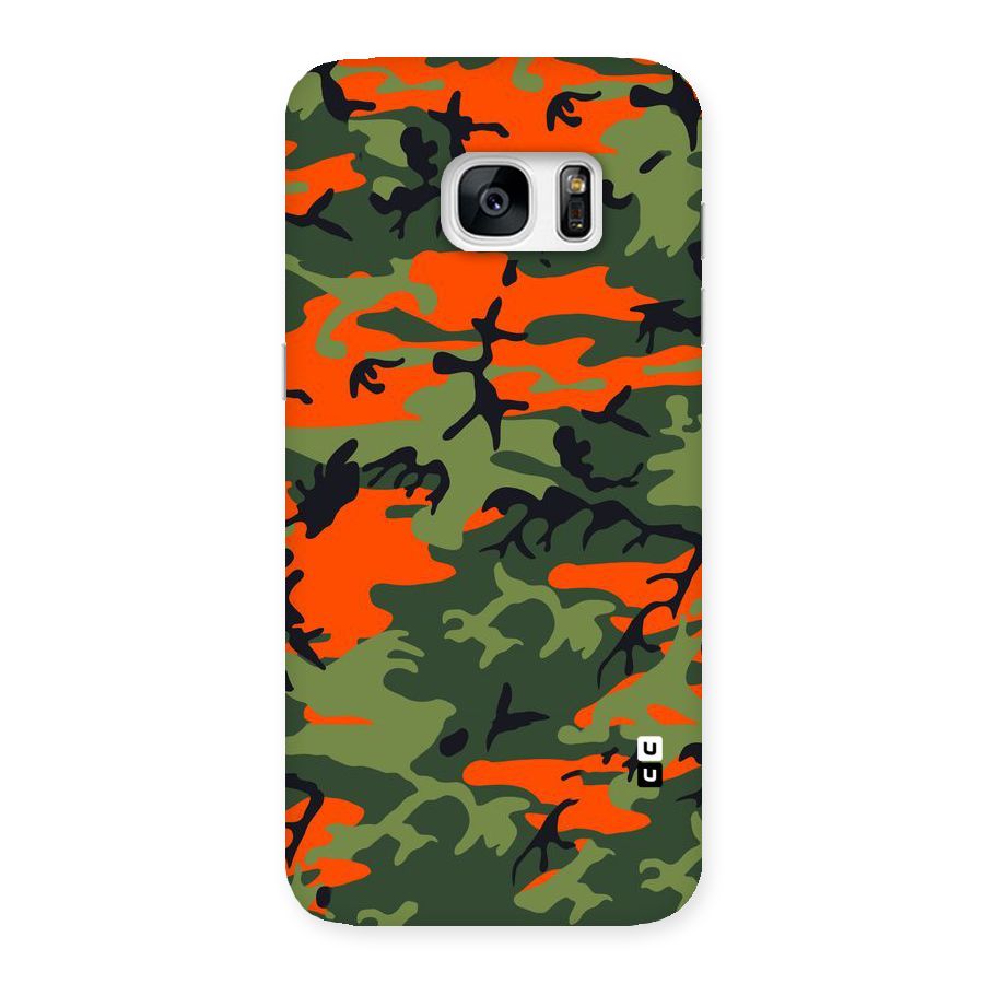Army Pattern Back Case for Galaxy S7 Edge