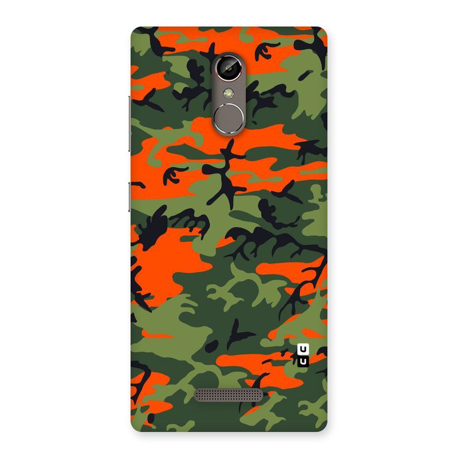 Army Pattern Back Case for Gionee S6s