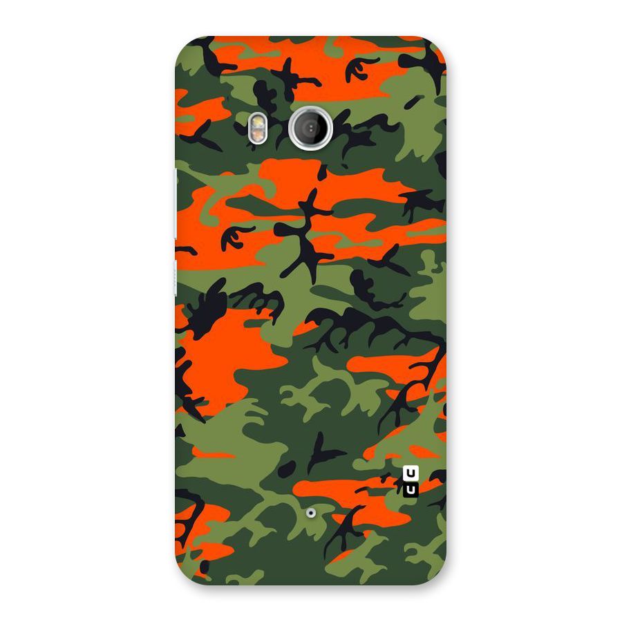 Army Pattern Back Case for HTC U11