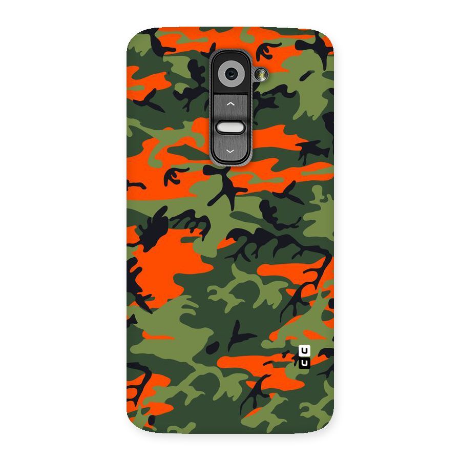 Army Pattern Back Case for LG G2