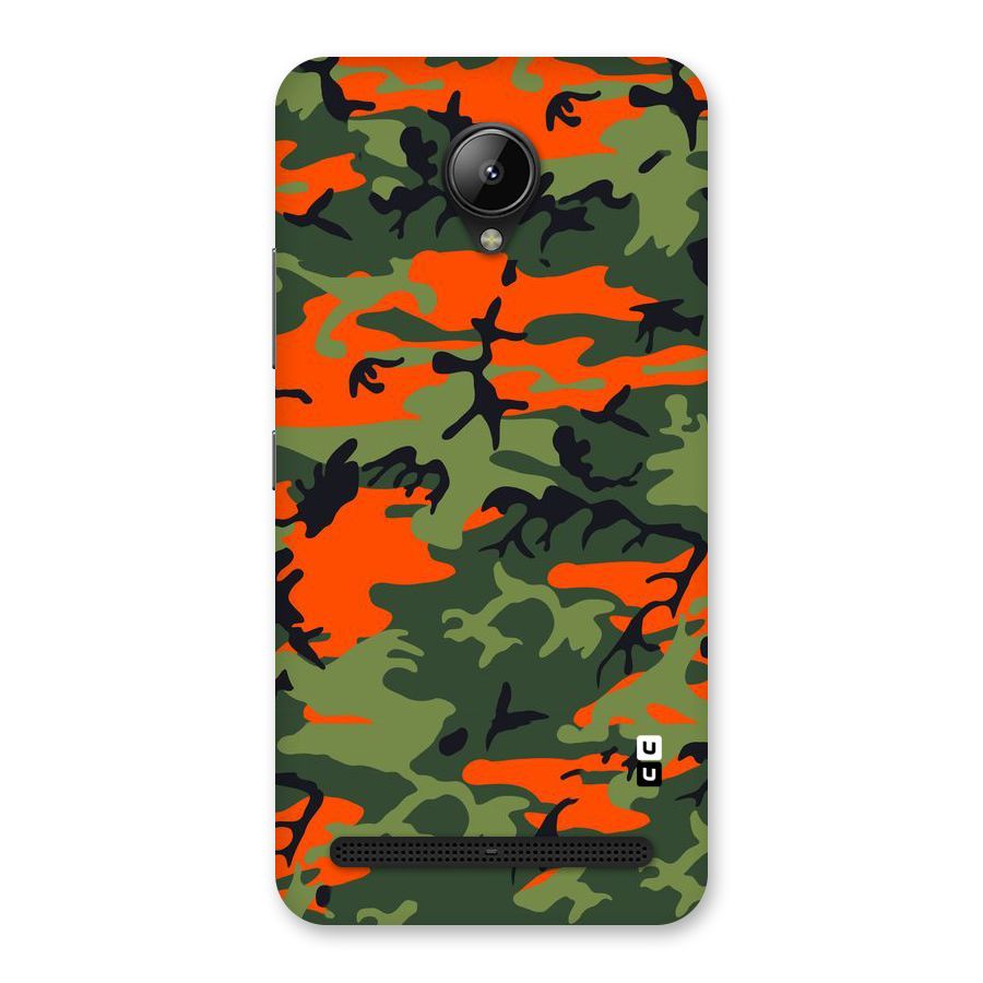 Army Pattern Back Case for Lenovo C2