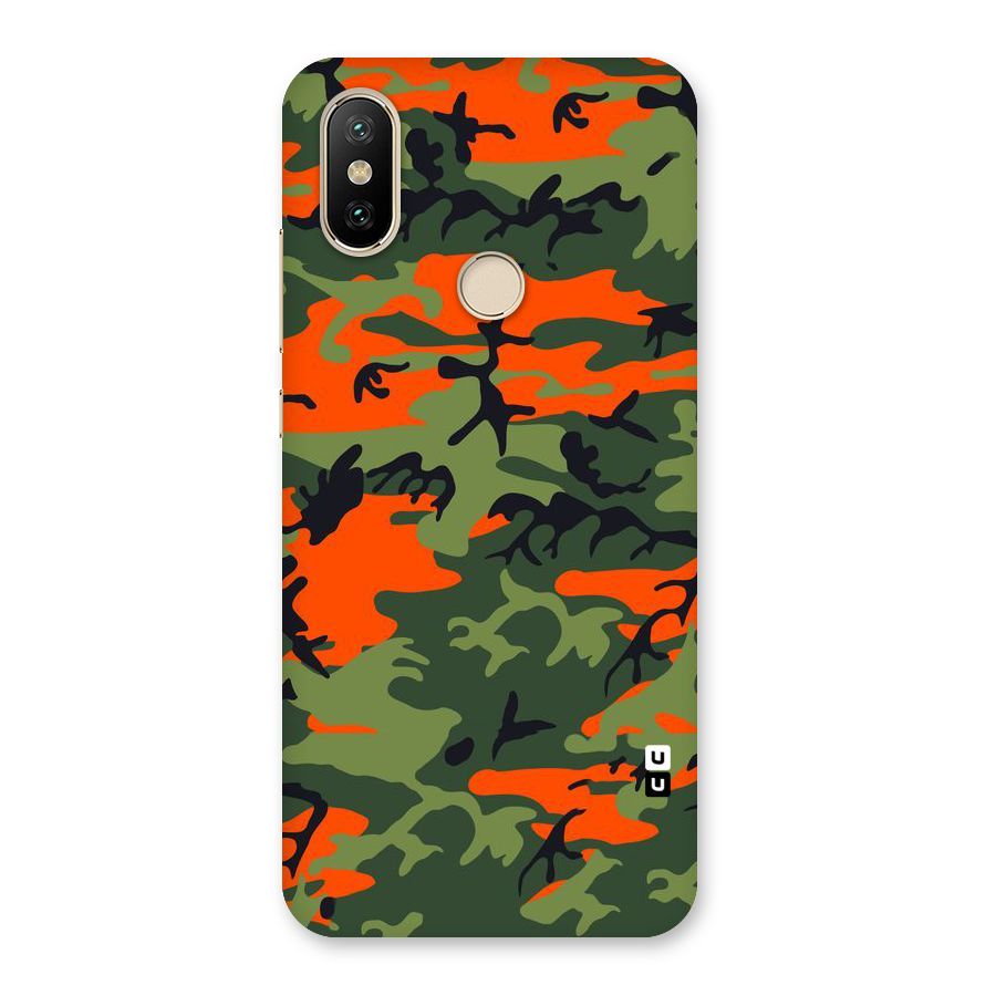 Army Pattern Back Case for Mi A2