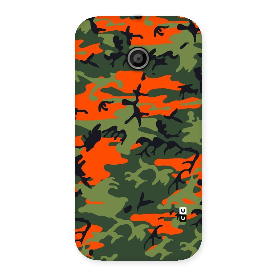 Army Pattern Back Case for Moto E